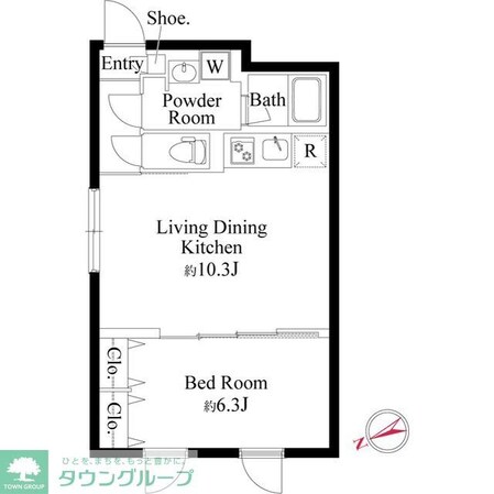 アバンティア阿佐ヶ谷南の物件間取画像